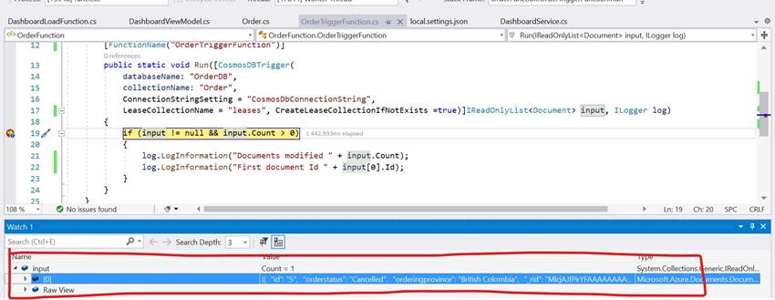 Live Charts Using Azure Cosmos DB, Azure Functions, SignalR And WPF
